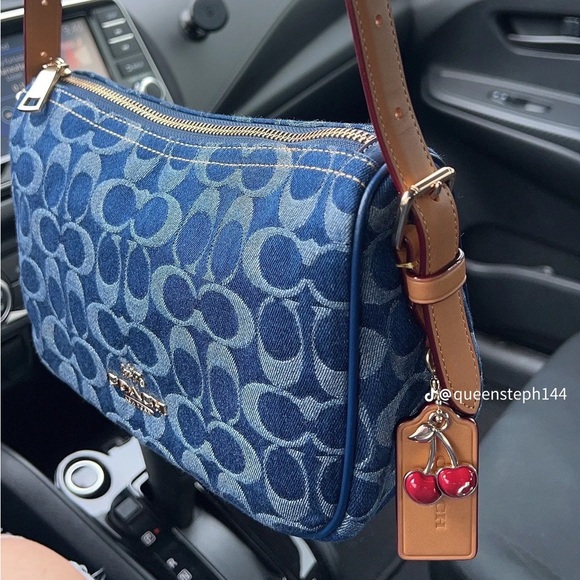 coach denim kailey shoulder bag - Picture 2 of 3